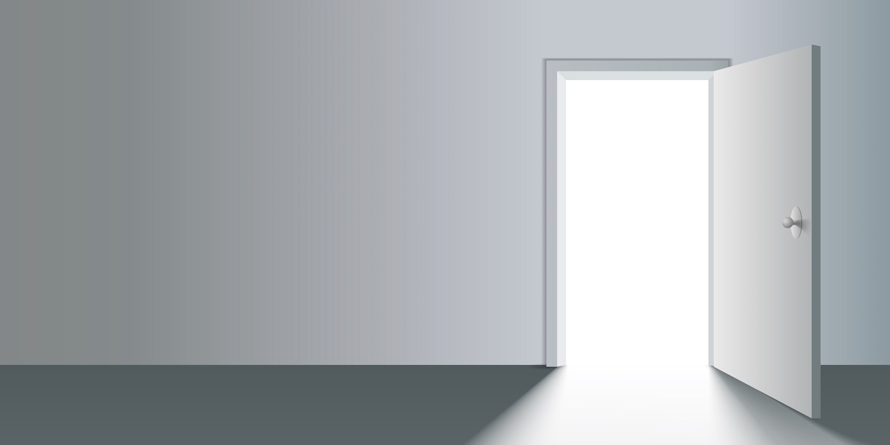 Open Door in Wall