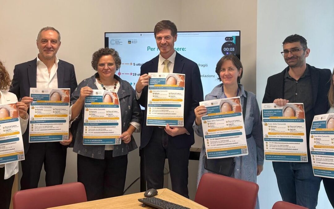 Campagna vaccinale al via nell’Ulss Dolomiti: il calendario, le sedi e le modalità di accesso