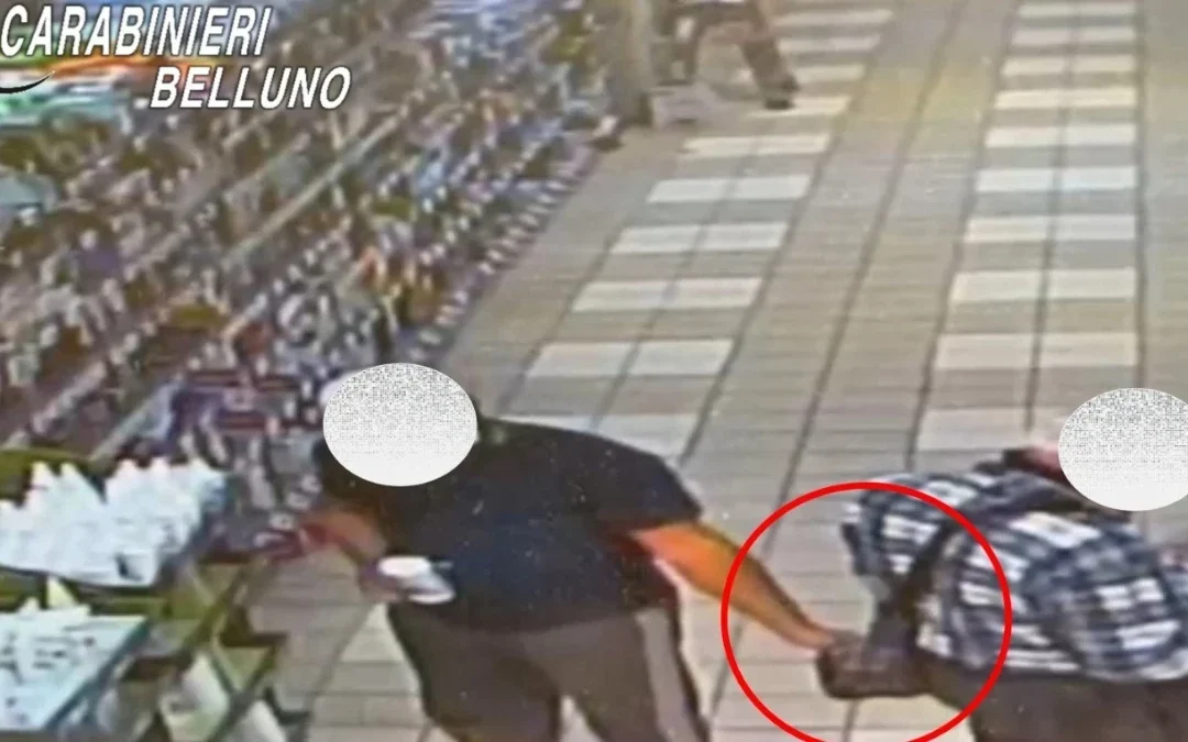 Furti con destrezza nei supermercati di Sedico: denunciate due persone, recuperata la refurtiva