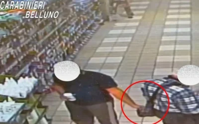 Furti con destrezza nei supermercati di Sedico: denunciate due persone, recuperata la refurtiva