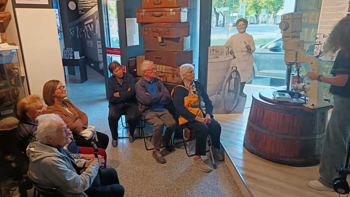 Gruppo san Vincenzo di Castion in visita al MEV