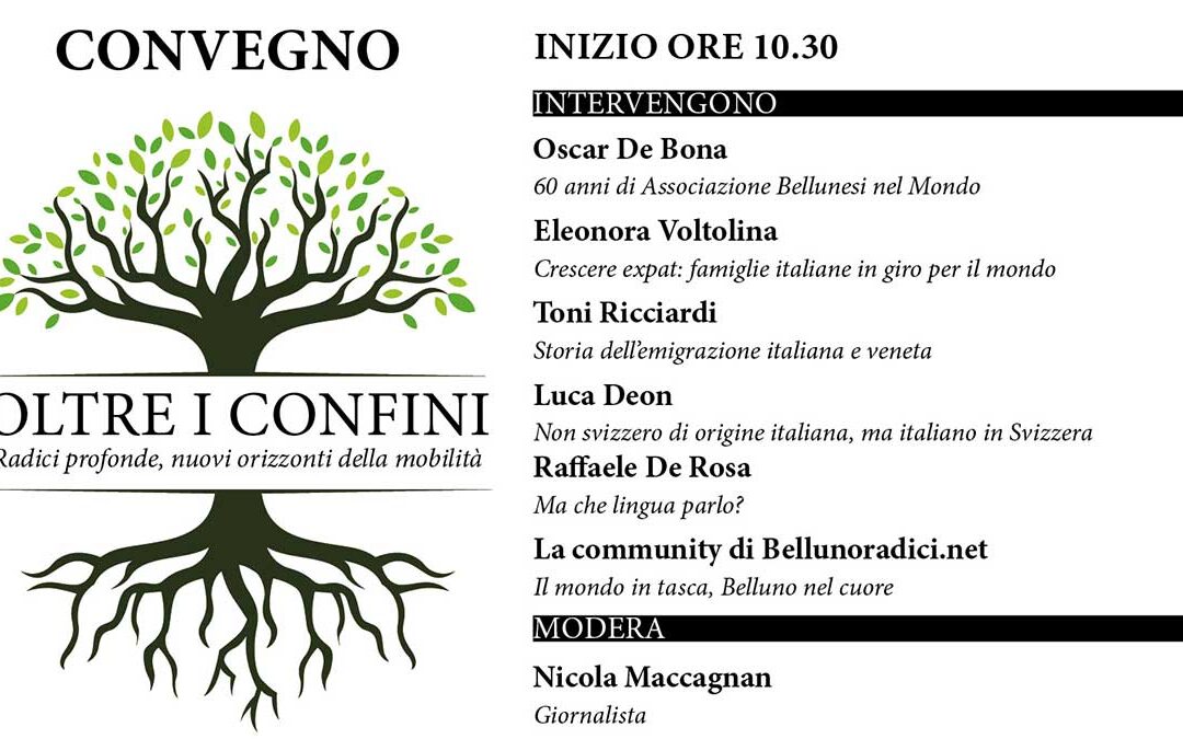 Emigrazione tra storia e futuro: a Belluno il convegno «Oltre i confini» per i 60 anni dell’Abm