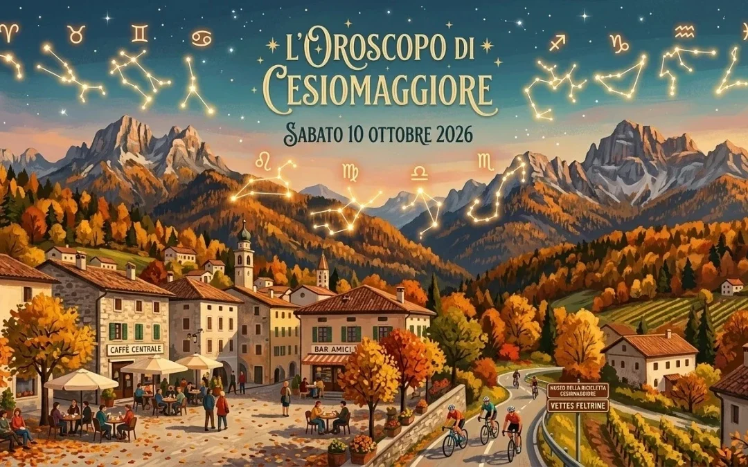 L’Oroscopo di Cesiomaggiore: le previsioni di sabato 10 ottobre 2026, segno per segno