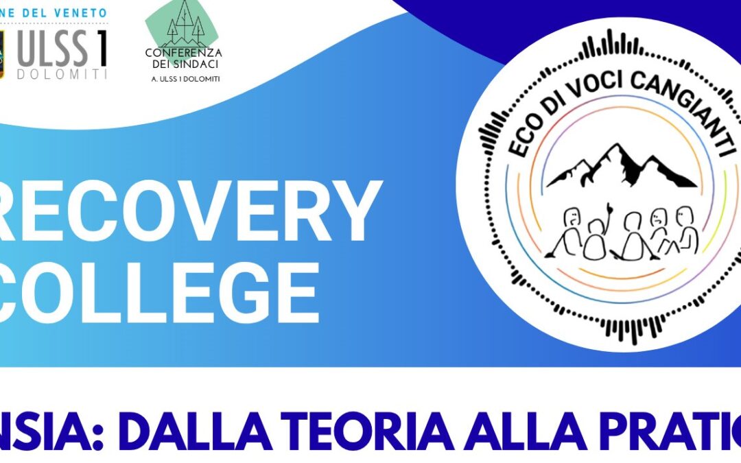 Salute mentale e inclusione: al via le nuove iniziative del “Recovery College” in provincia di Belluno
